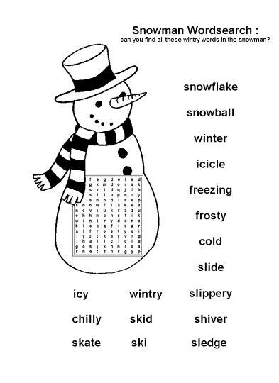 Christmas wordsearch for kids 10