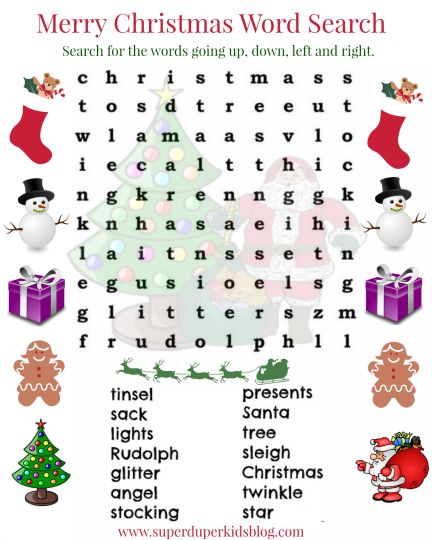 Christmas wordsearch for kids 57