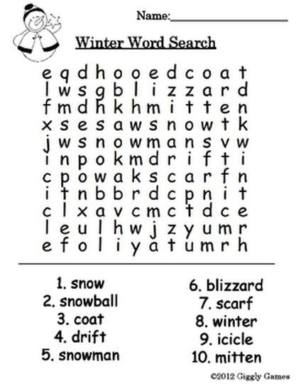 Christmas wordsearch for kids 86