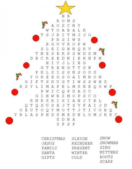 Christmas wordsearch for kids 93