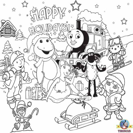 Disney Christmas Coloring Pages Free Printable 29