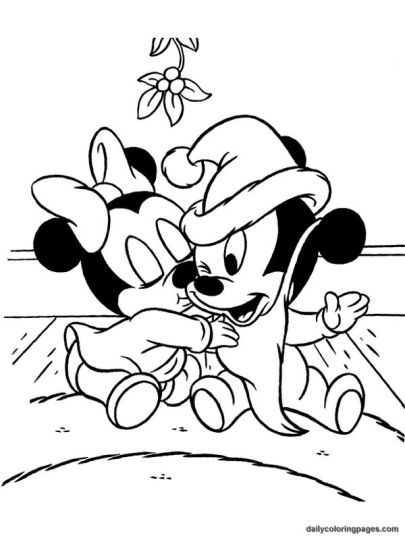 Disney Christmas Coloring Pages Free Printable 65