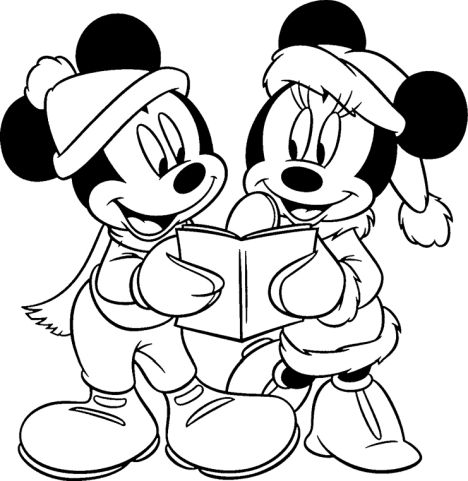 Disney Christmas Coloring Pages Free Printable 72