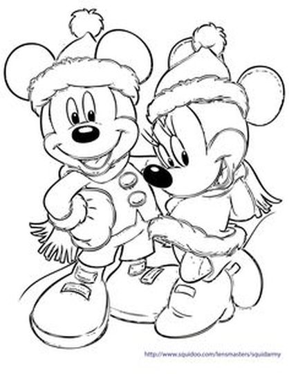 Disney Christmas Coloring Pages Free Printable 75