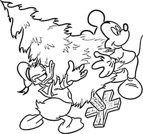 Disney Christmas Coloring Pages Free Printable 90