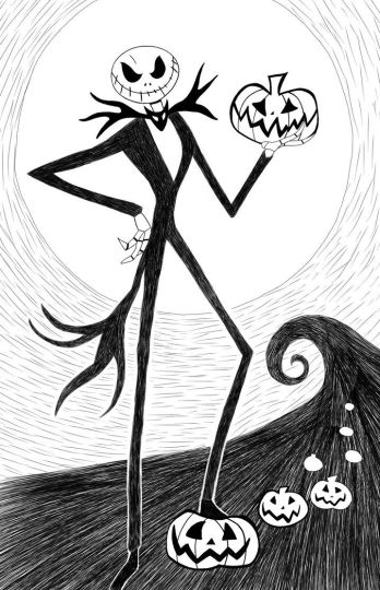 Jack The Pumpkin King Coloring Pages 26