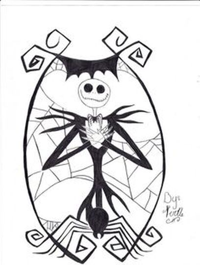 Jack The Pumpkin King Coloring Pages 34