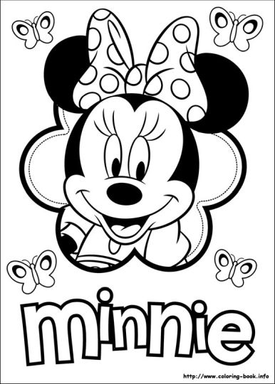 Minnie mouse Christmas coloring pages 19