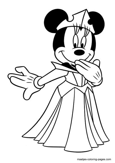 Minnie mouse Christmas coloring pages 39