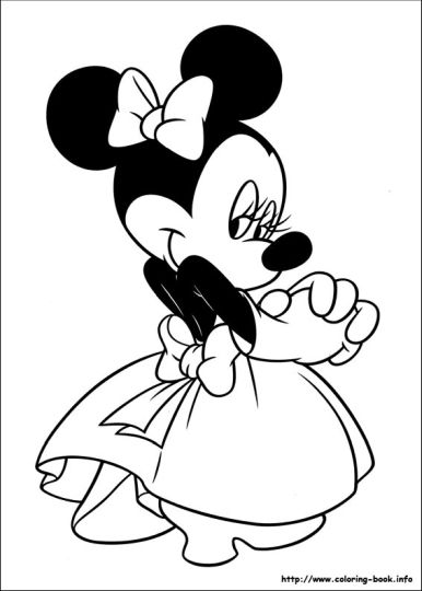 Minnie mouse Christmas coloring pages 40