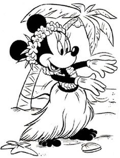 Minnie mouse Christmas coloring pages 57