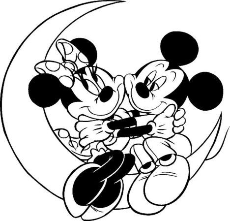 Minnie mouse Christmas coloring pages 64