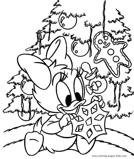 Minnie mouse Christmas coloring pages 77