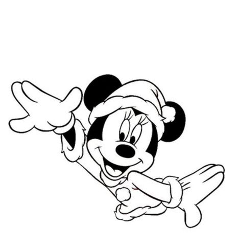 Minnie mouse Christmas coloring pages 79