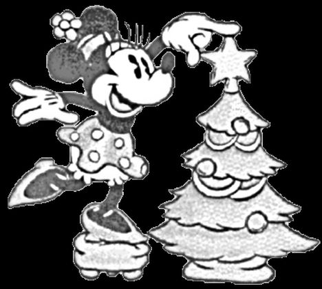 Minnie mouse Christmas coloring pages 80