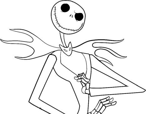Nightmare before Christmas coloring pages 15