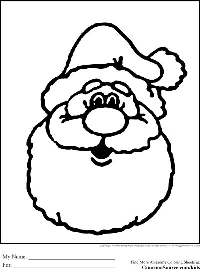 Santa Claus Colouring Pages 101