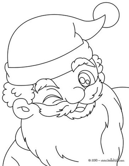 Santa Claus Colouring Pages 102