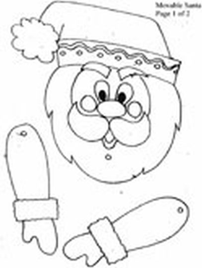 Santa Claus Colouring Pages 130