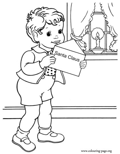 Santa Claus Colouring Pages 151