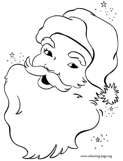 Santa Claus Colouring Pages 153