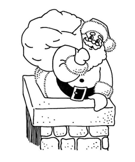 Santa Claus Colouring Pages 162