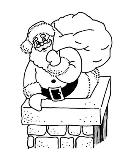 Santa Claus Colouring Pages 24