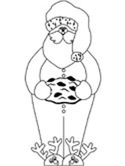 Santa Claus Colouring Pages 37
