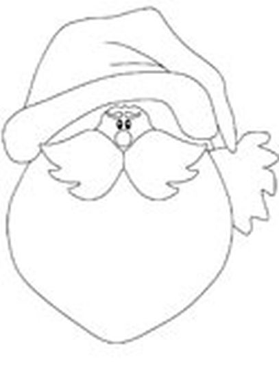 Santa Claus Colouring Pages 38
