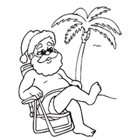 Santa Claus Colouring Pages 40