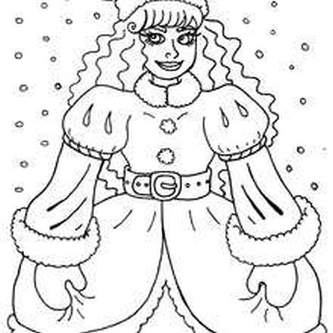 Santa Claus Colouring Pages 75