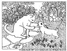 Cat Coloring Pages For Adults 27