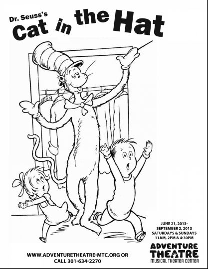 Cat In The Hat Coloring Pages 11