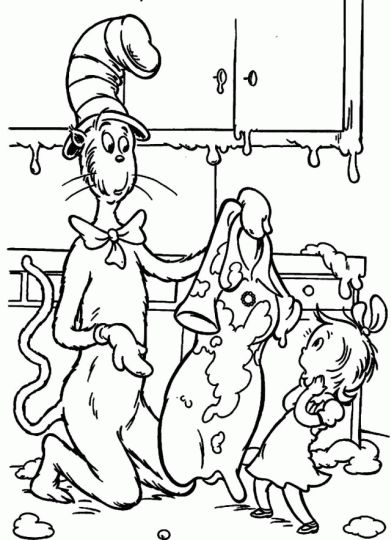 Cat In The Hat Coloring Pages 27
