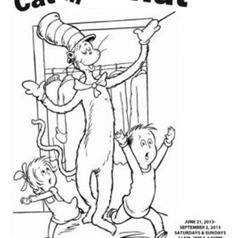 Cat In The Hat Coloring Pages 41
