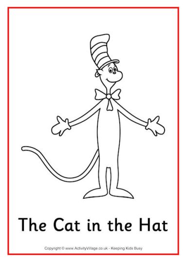 Cat In The Hat Coloring Pages 46