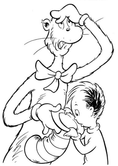 Cat In The Hat Coloring Pages 49