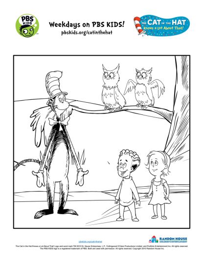 Cat In The Hat Coloring Pages 60