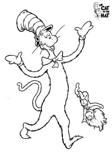 Cat In The Hat Coloring Pages 72