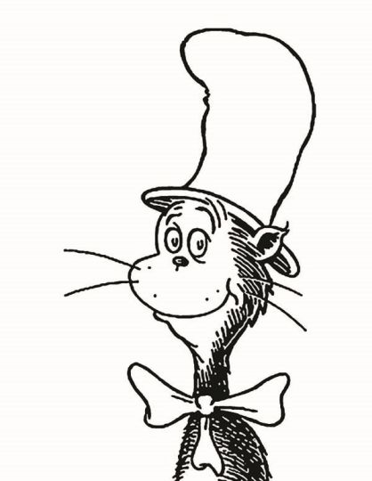 Cat  In The Hat  Coloring  Pages  Part 8