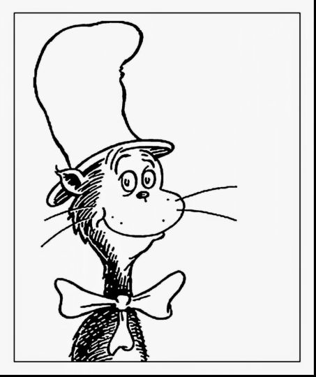 Cat In The Hat Coloring Pages 8