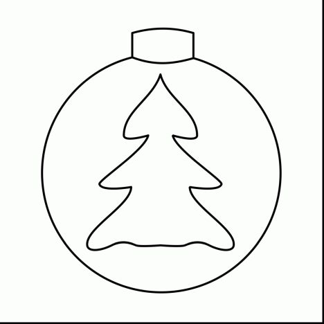 Christmas Ornament Coloring Pages 18