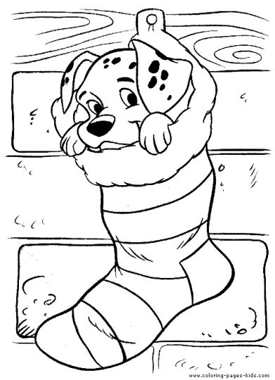 Christmas Stocking Coloring Pages 11
