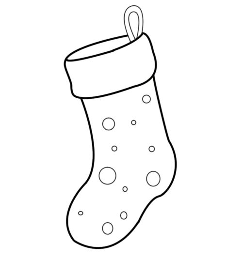 Christmas Stocking Coloring Pages 39
