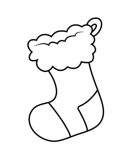 Christmas Stocking Coloring Pages 44