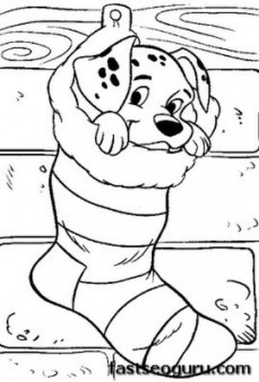 Christmas Stocking Coloring Pages 46