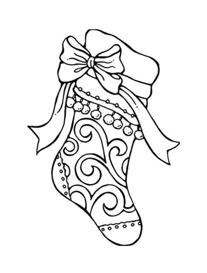Christmas Stocking Coloring Pages 62