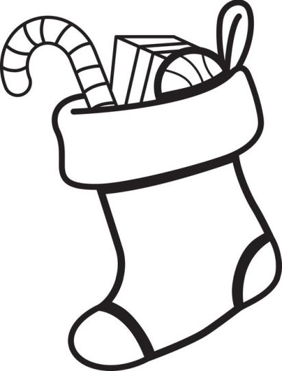 Christmas Stocking Coloring Pages 77