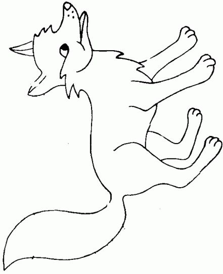 Cute Baby Fox Coloring Pages 2