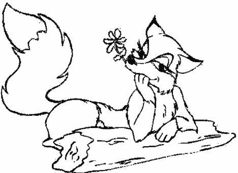 Cute Baby Fox Coloring Pages 29